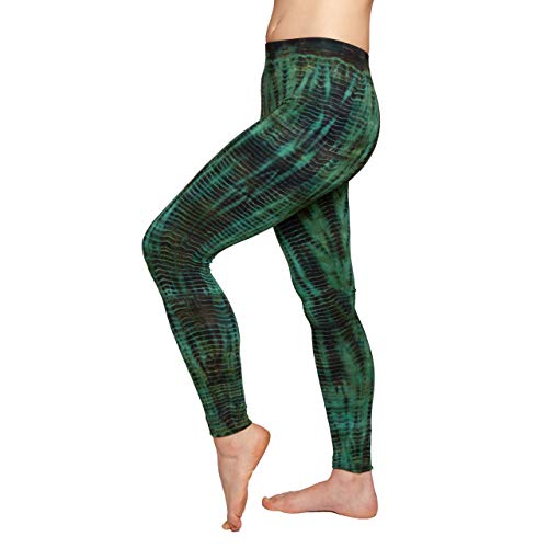 PANASIAM Legging Batik3 CT08 DarkGreen, L von PANASIAM