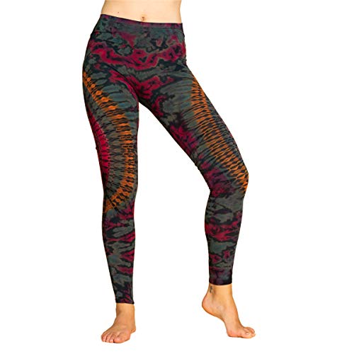 PANASIAM Legging Batik3 TD18 redgrey, M von PANASIAM