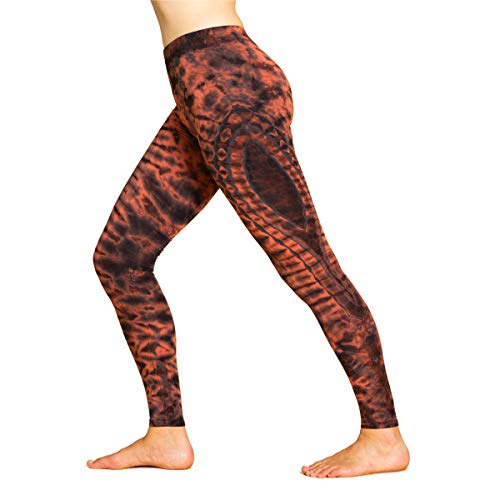 PANASIAM Legging Batik3 TD19 Brown, L von PANASIAM