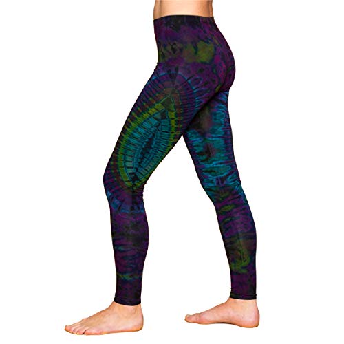 PANASIAM Legging Batik3 TD24 Purple, S von PANASIAM