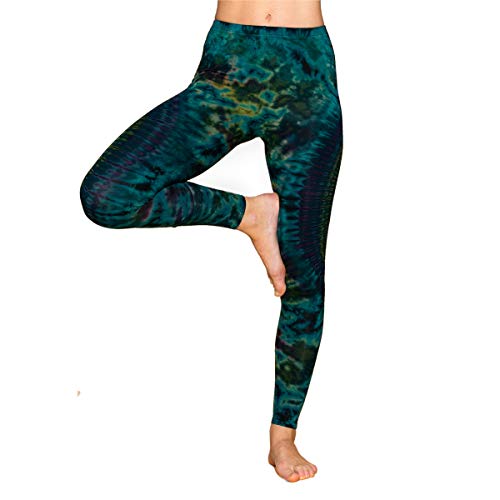 PANASIAM Legging Batik3 TD25 Turquise, M von PANASIAM