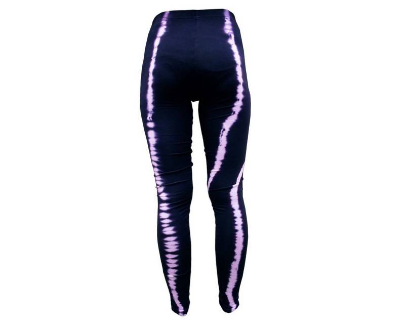 PANASIAM Leggings handgefärbte Unikat Batik Leggings aus natürlicher Viskose Goa Hose im Batik Look Yogaleggings Sporthose Sportleggings lange Leggings von PANASIAM