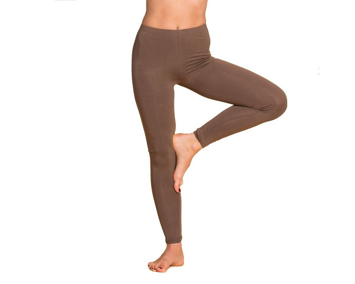 PANASIAM Leggings Einfarbige Leggings aus natürlicher Viskose in leuchtenden Farben Yogaleggings Sporthose Sportleggings lange Leggings von PANASIAM