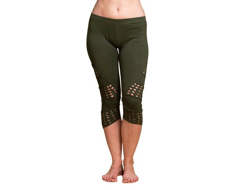 PANASIAM 3/4-Leggings Goa Leggings ‘Akali‘ Capri Leggins aus 100% Baumwolle 3/4 Leggings Yogaleggings Sporthose Sportleggings von PANASIAM
