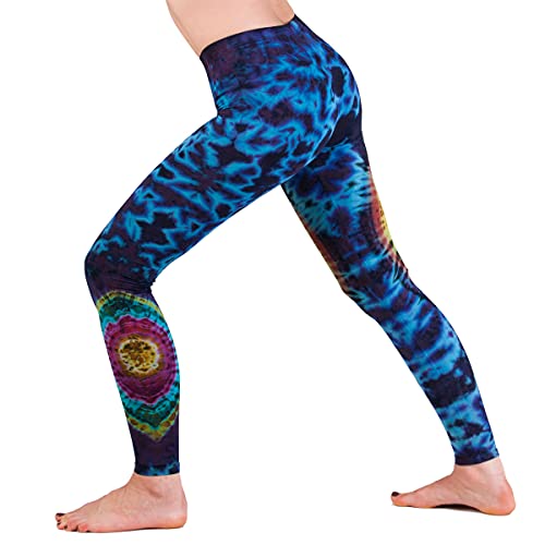 PANASIAM Leggings batik2, TD13 Blue/Multi, L von PANASIAM