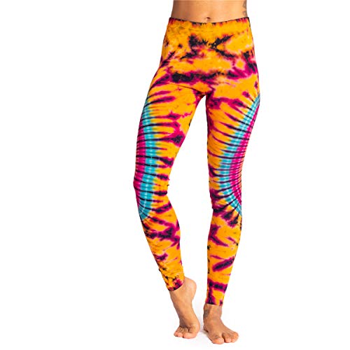 PANASIAM Leggings batik2, Multicoloured Tzdz, L von PANASIAM