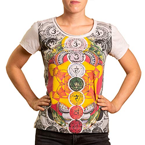 PANASIAM Mirror Chakras T-Shirt in M von PANASIAM