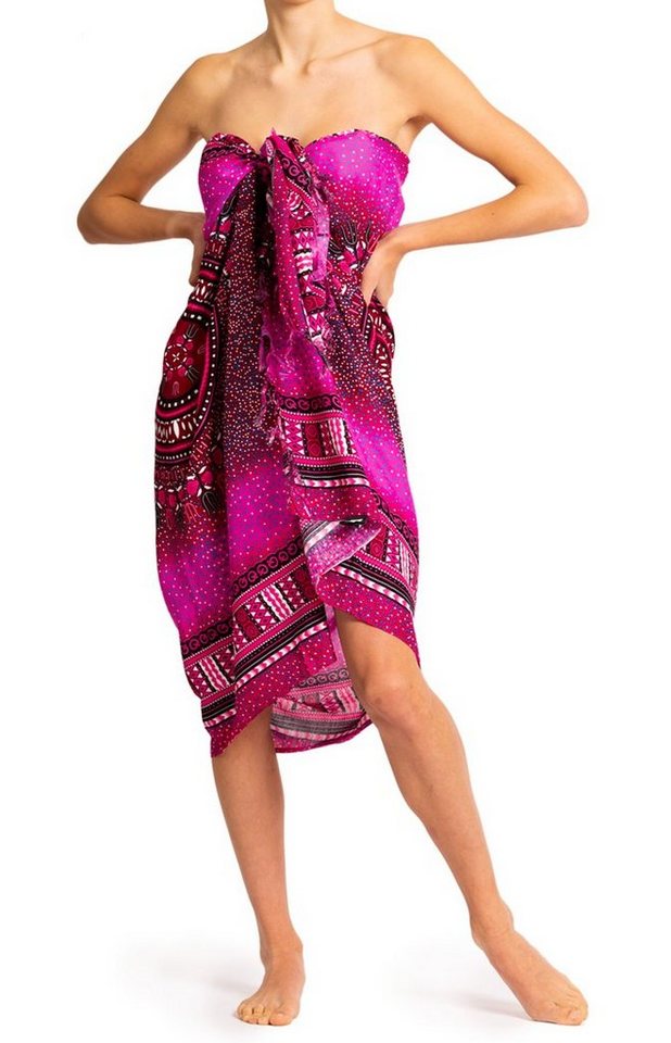 PANASIAM Pareo Sarong Maoi auch in großen Größen als Strandtuch oder, Strandkleid tragbar Bikini Cover-up Tuch für den Strand Wrap Überwurf von PANASIAM