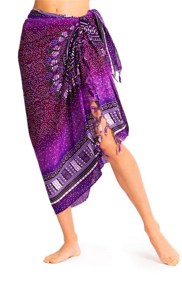 PANASIAM Pareo Sarong Maoi auch in großen Größen als Strandtuch oder, Strandkleid tragbar Bikini Cover-up Tuch für den Strand Wrap Überwurf von PANASIAM