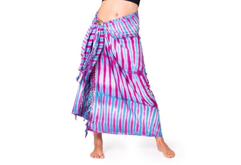 PANASIAM Pareo Sarong TieDye Design aus leichter Viskose Strandtuch Wrap, Strandkleid Bikini Cover-up Tuch für den Strand Schultertuch Halstuch von PANASIAM
