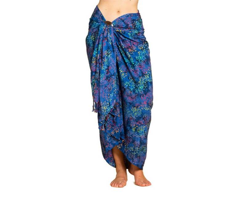 PANASIAM Pareo Sarong Wachsbatik auch in großen Größen als Strandtuch oder, Strandkleid tragbar Bikini Cover-up Tuch für den Strand Wrap Überwurf von PANASIAM