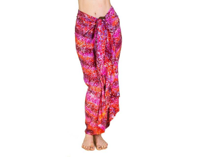 PANASIAM Pareo Sarong Wachsbatik auch in großen Größen als Strandtuch oder, Strandkleid tragbar Bikini Cover-up Tuch für den Strand Wrap Überwurf von PANASIAM