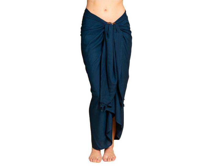 PANASIAM Pareo Sarong einfarbig in 2 Größen als Strandtuch Strandkleid Strandrock, oder Bikini Cover-up Tuch für den Strand Schultertuch Schal Halstuch von PANASIAM