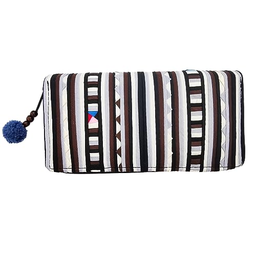 PANASIAM Portemonnaie Akha Tribe | ethno Geldbörse aus Baumwolle | Geldbeutel Purse Wallet | vegan & fair, graubraun, 20x10cm PANASIAM Portemonnaie Akha Tribe | ethno Geldbörse aus Baumwolle | Geldbeutel Purse Wallet | vegan & fair, graubraun, 20x10cm von PANASIAM