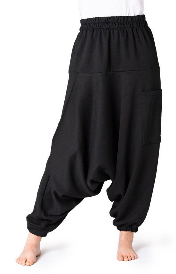 PANASIAM Pumphose Aladinhose als bequeme Chillhose aus Jogginghosen-Stoff für Herbst und Winter warm gefütterte Baumwollhose fürs Sofa oder Homeoffice von PANASIAM