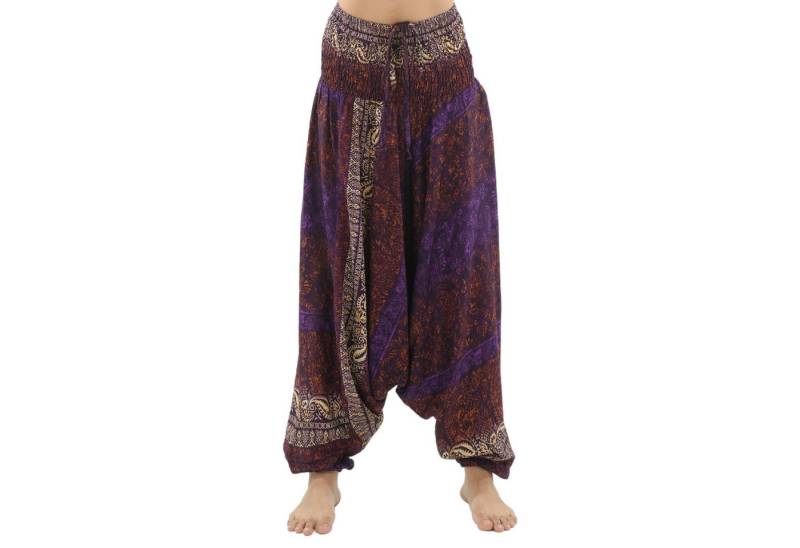 PANASIAM Pumphose Sommerliche Aladinhose aus 100% Viskose farbenfrohe Baggy Hose bequeme Goa Haremshose Relaxhose Unisex Pluderhose Pumphose weite Freizeithose PANASIAM Pumphose Sommerliche Aladinhose aus 100% Viskose farbenfrohe Baggy Hose bequeme Goa Haremshose Relaxhose Unisex Pluderhose Pumphose weite Freizeithose von PANASIAM