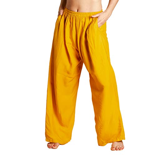 PANASIAM Relax Pants Viscose, M, golden von PANASIAM
