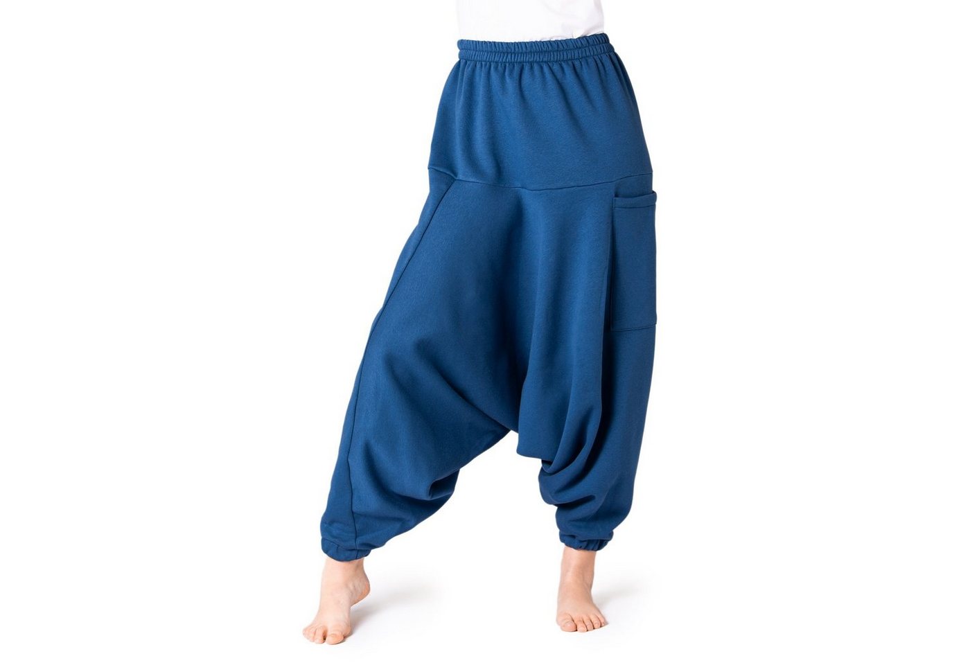 PANASIAM Relaxhose Aladinhose als bequeme Chillhose aus Jogginghosen-Stoff für Herbst und Winter warm gefütterte Baumwollhose fürs Sofa oder Homeoffice von PANASIAM