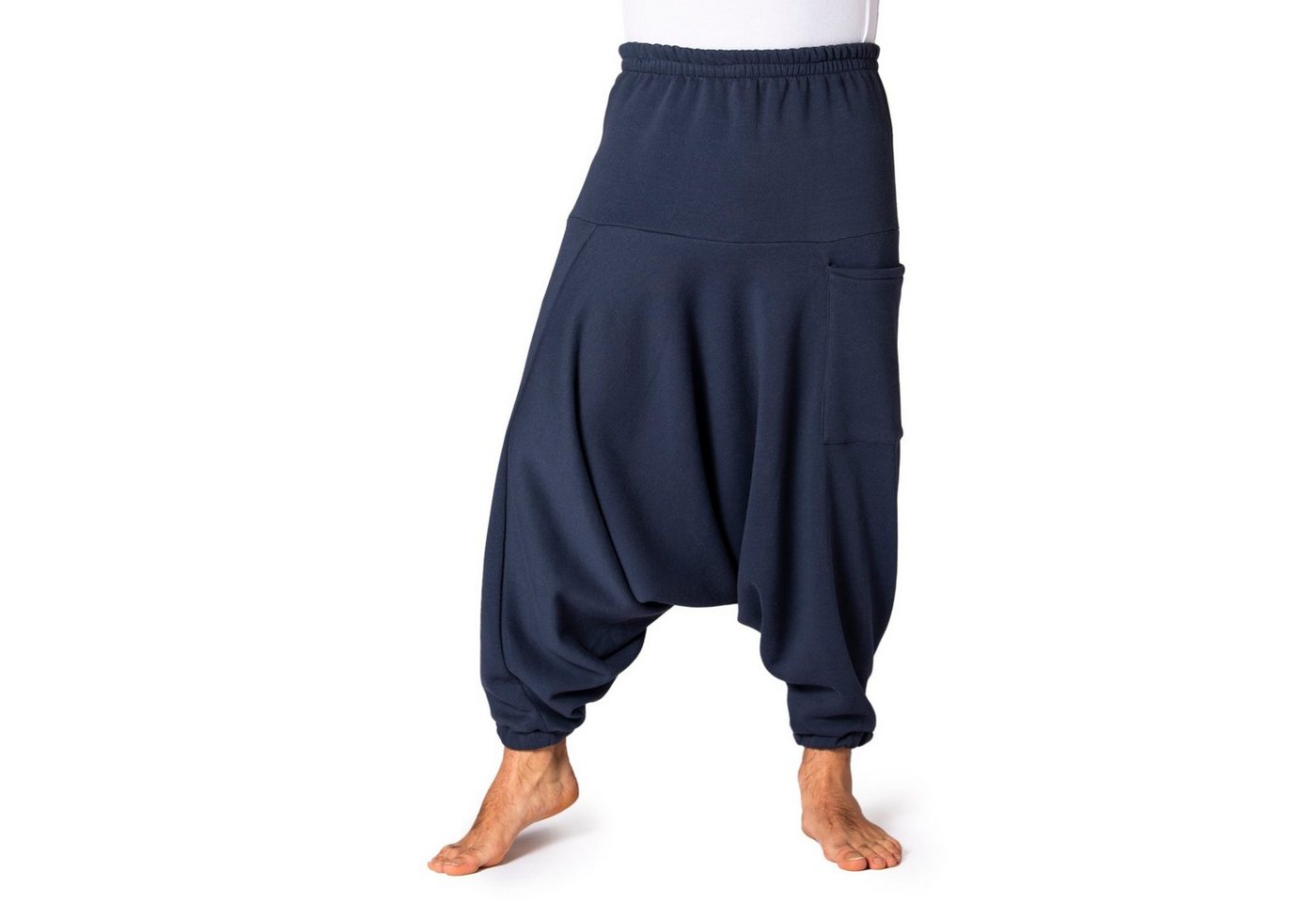 PANASIAM Relaxhose Aladinhose als bequeme Chillhose aus Jogginghosen-Stoff für Herbst und Winter warm gefütterte Baumwollhose fürs Sofa oder Homeoffice von PANASIAM