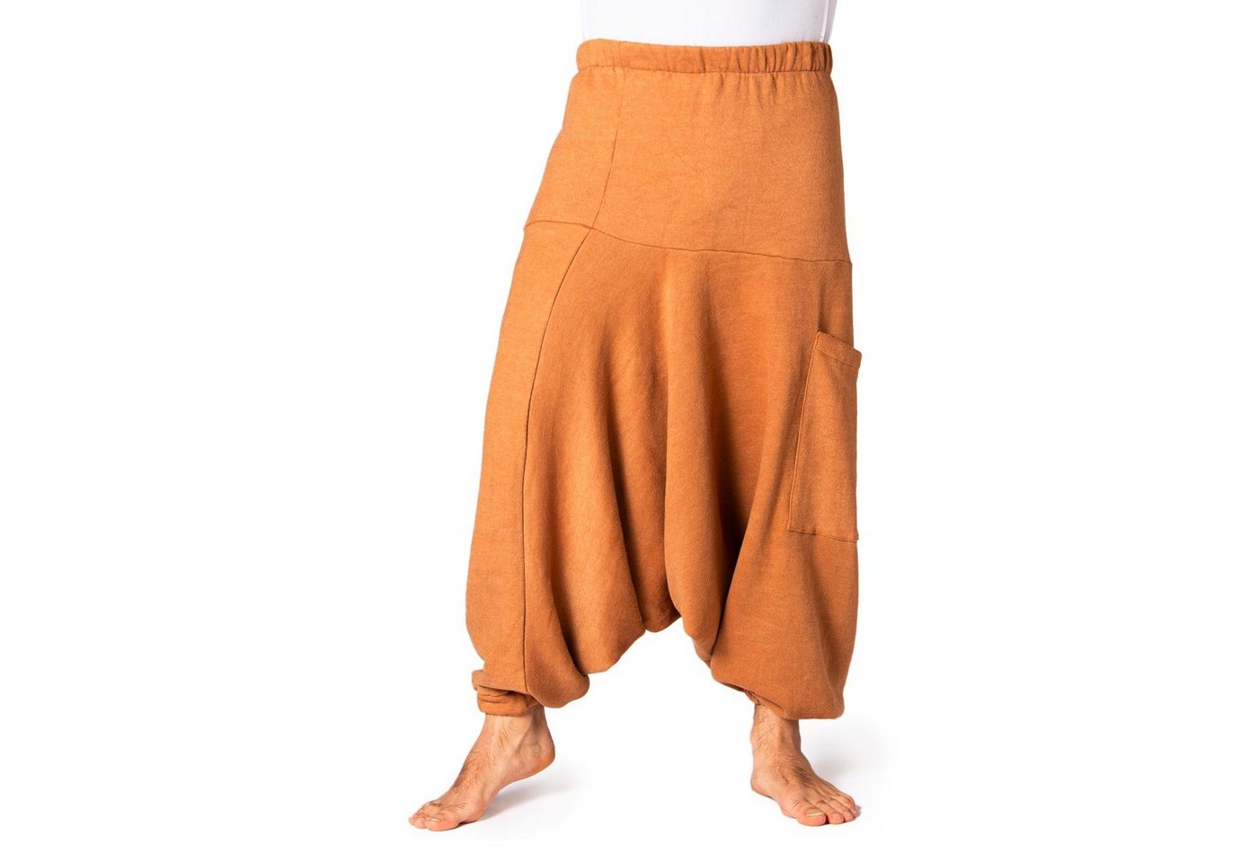 PANASIAM Relaxhose Aladinhose als bequeme Chillhose aus Jogginghosen-Stoff für Herbst und Winter warm gefütterte Baumwollhose fürs Sofa oder Homeoffice von PANASIAM