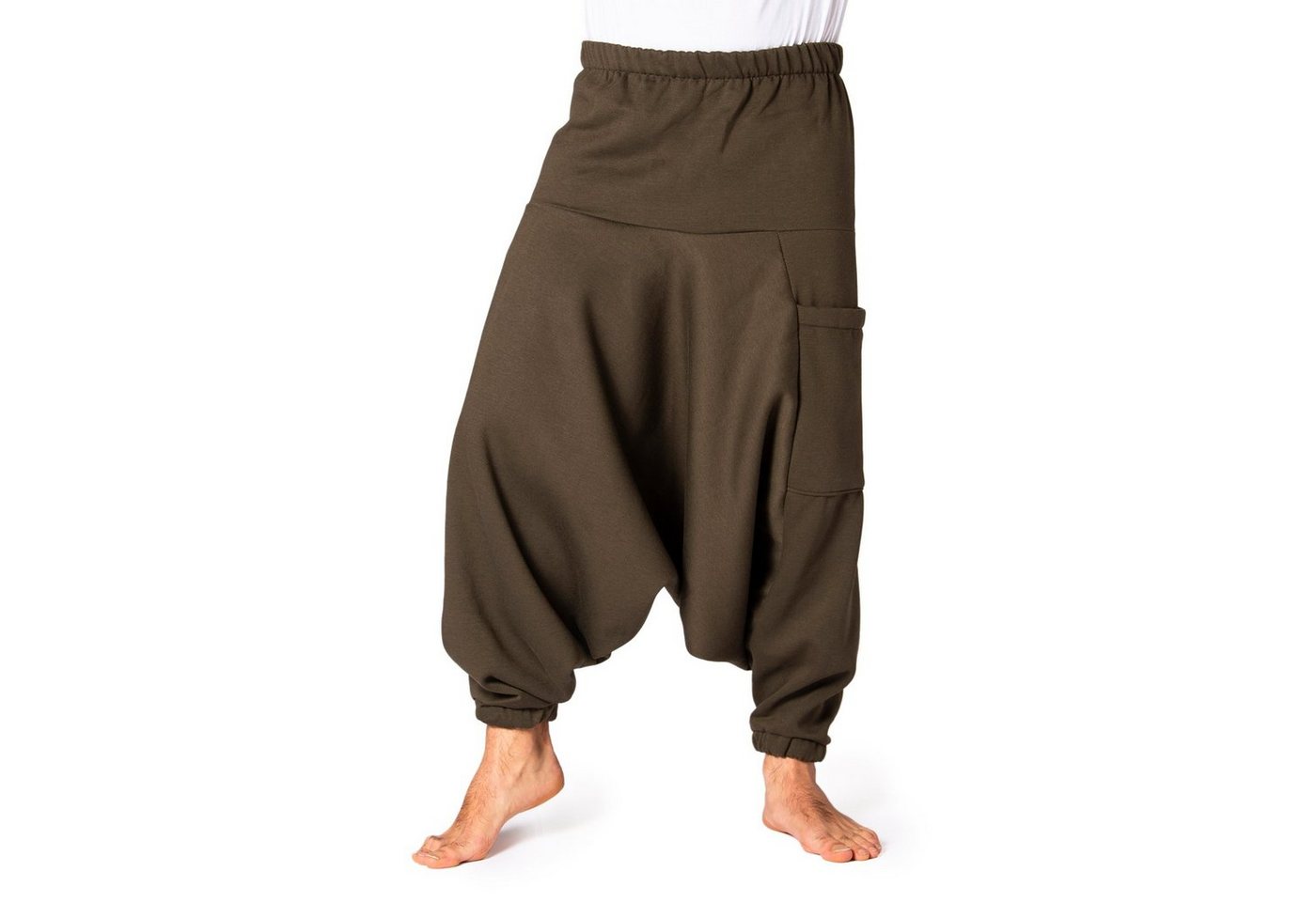 PANASIAM Relaxhose Aladinhose als bequeme Chillhose aus Jogginghosen-Stoff für Herbst und Winter warm gefütterte Baumwollhose fürs Sofa oder Homeoffice von PANASIAM