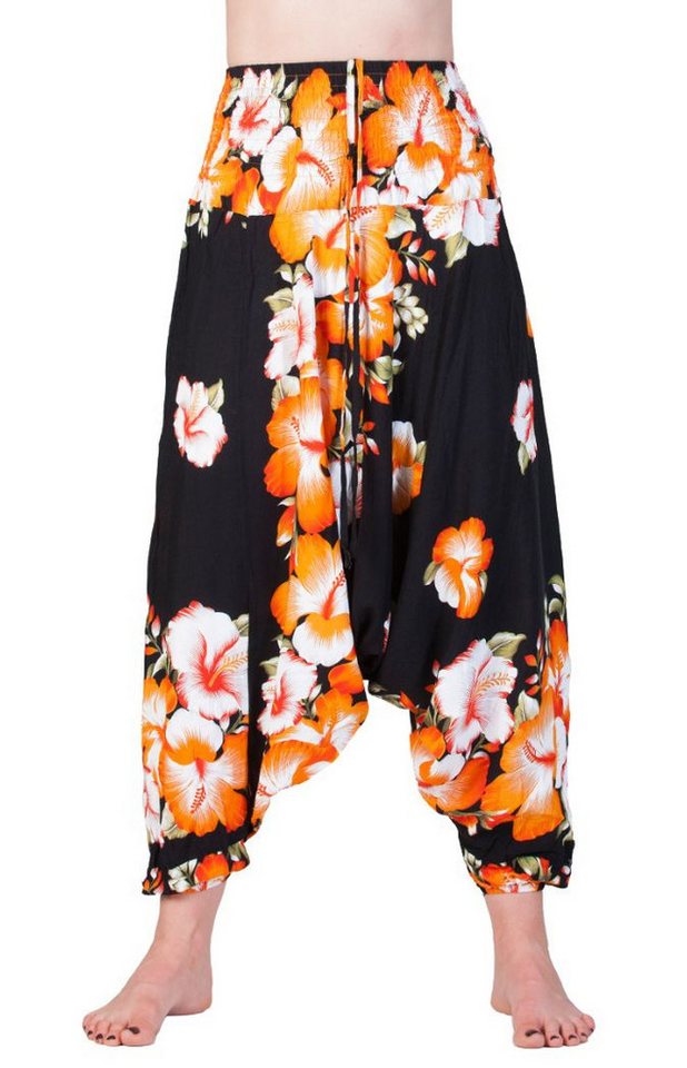 PANASIAM Pumphose Aladinhose Butterfly Haremshose aus 100% natürlicher Viskose Pumphose für Damen bequeme Freizeithose Pluderhose von PANASIAM