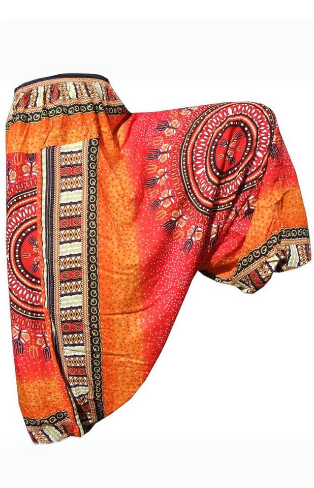 PANASIAM Pumphose Aladinhose Maoi Haremshose aus 100% natürlicher Viskose Pumphose auch als Overall tragbar Damen bequeme Freizeithose Pluderhose von PANASIAM