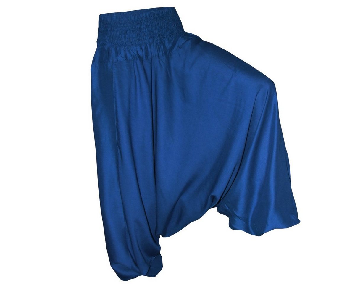 PANASIAM Pumphose Aladinhose einfarbig Haremshose aus 100% natürlicher Viskose Pumphose für Damen bequeme Freizeithose Pluderhose von PANASIAM