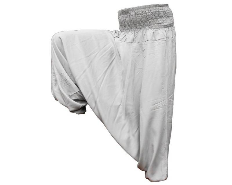 PANASIAM Pumphose Aladinhose einfarbig Haremshose aus 100% natürlicher Viskose Pumphose für Damen bequeme Freizeithose Pluderhose von PANASIAM