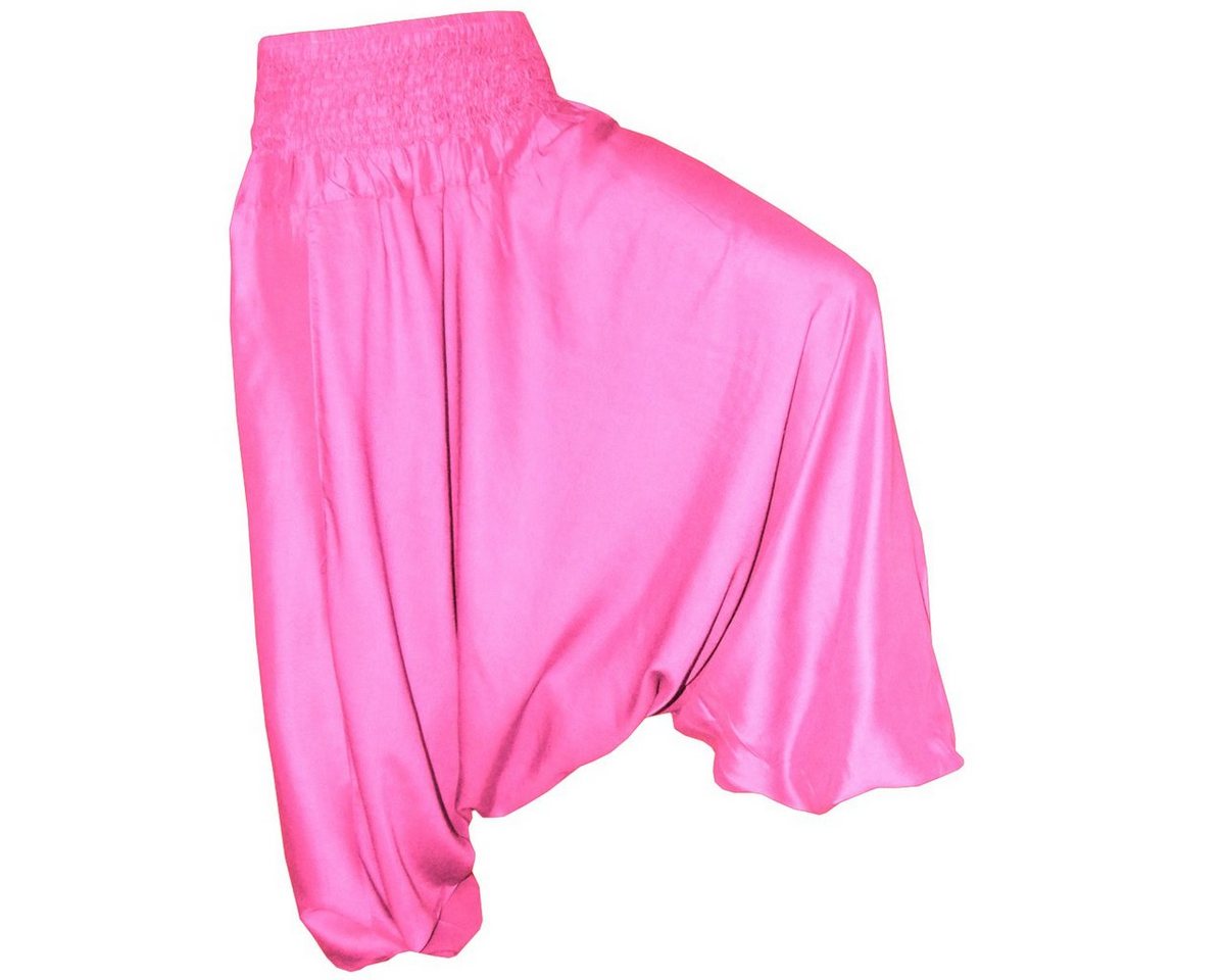 PANASIAM Pumphose Aladinhose einfarbig Haremshose aus 100% natürlicher Viskose Pumphose für Damen bequeme Freizeithose Pluderhose von PANASIAM