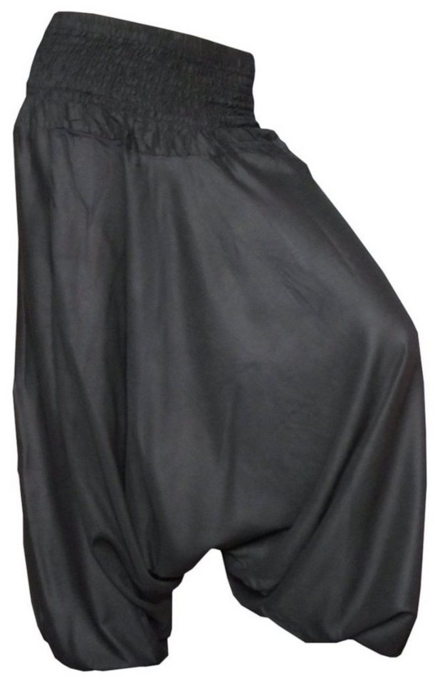 PANASIAM Pumphose Aladinhose einfarbig Haremshose aus 100% natürlicher Viskose Pumphose für Damen bequeme Freizeithose Pluderhose von PANASIAM