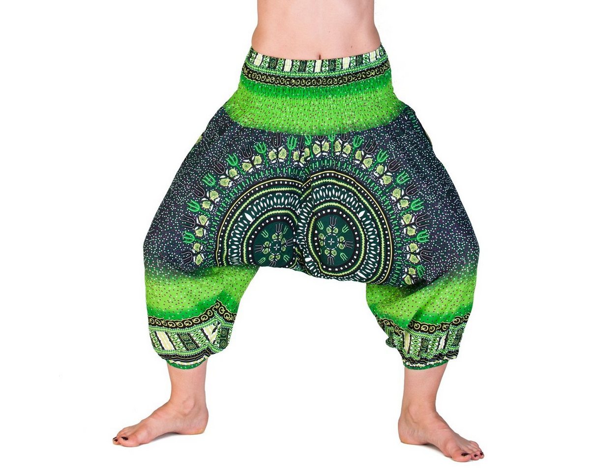 PANASIAM Relaxhose Aladinhose für Kinder oder als 3/4-Hose Pumphose Freizeithose Haremshose als Caprihose aus hochwertiger natürlicher Viskose von PANASIAM