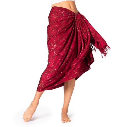 PANASIAM Sarong, B508 redstarlit sky, XL von PANASIAM