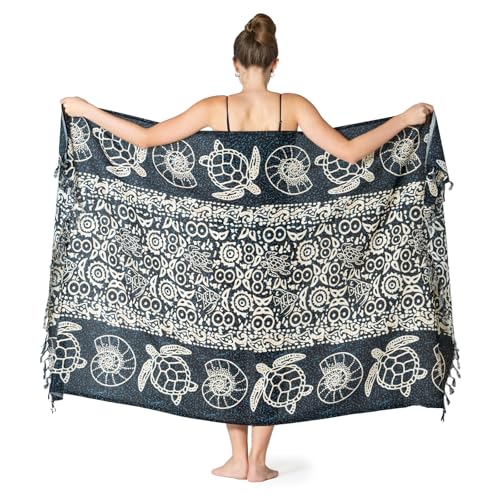PANASIAM Sarong ATLANTIC, black, XL von PANASIAM