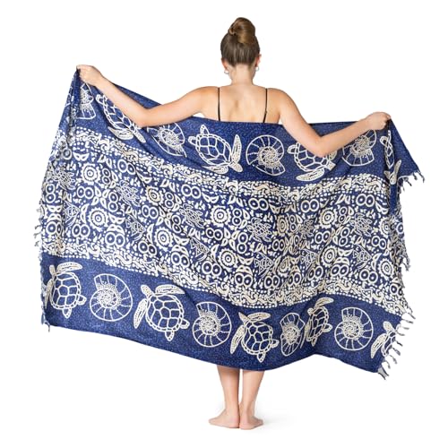 PANASIAM Sarong ATLANTIC, dark blue, L von PANASIAM