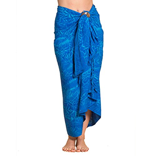 PANASIAM Sarong B002 Blue tones, L von PANASIAM