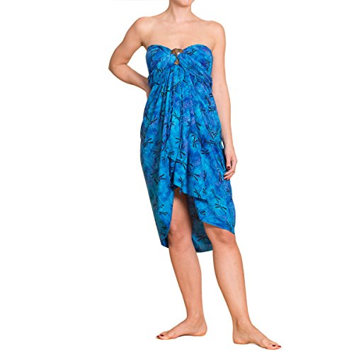 PANASIAM Sarong B003 Blue tones, L von PANASIAM