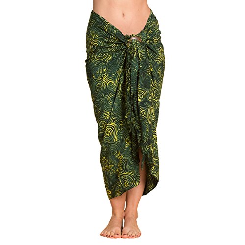 PANASIAM Sarong B004 dark green tones, L von PANASIAM