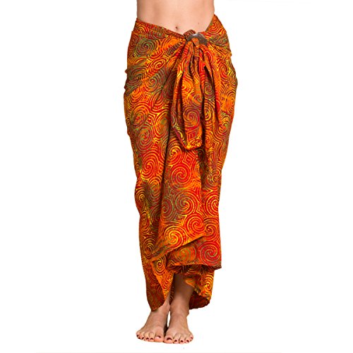 PANASIAM Sarong B010 Orange tones, XL von PANASIAM