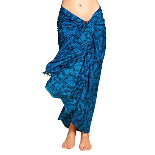 PANASIAM Sarong B108 blue tones, L von PANASIAM