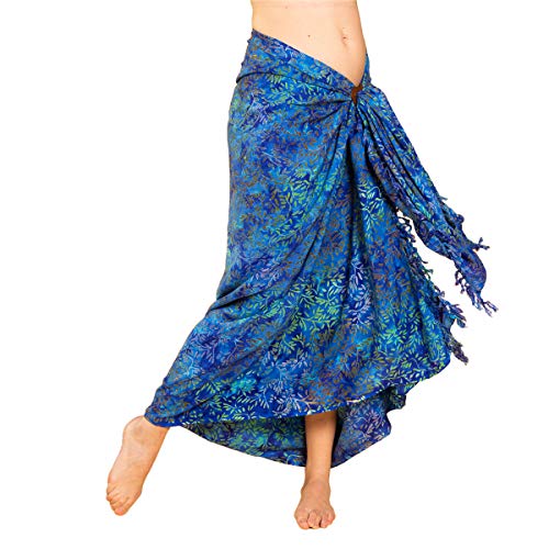 PANASIAM Sarong B109 green leaf, L von PANASIAM