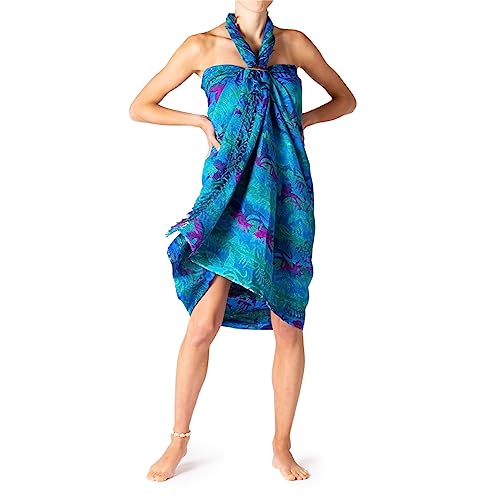 PANASIAM Sarong B112 blue, L von PANASIAM