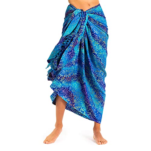 PANASIAM Sarong B113 blue, L von PANASIAM