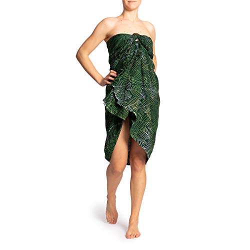 PANASIAM Sarong B201 palm green, L von PANASIAM