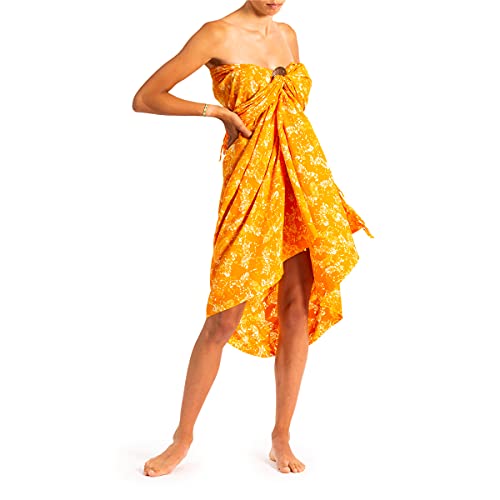 PANASIAM Sarong B404 orange, L von PANASIAM