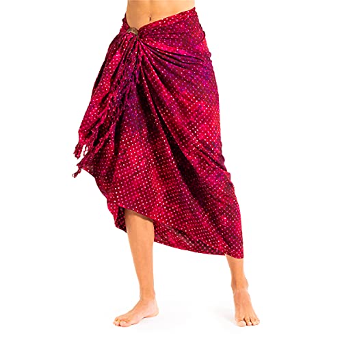 PANASIAM Sarong B505 red dot, L von PANASIAM