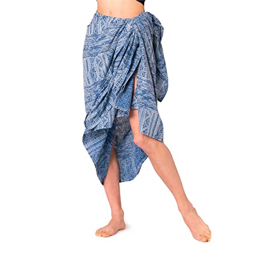 PANASIAM Sarong Indigo Square, 188x100cm von PANASIAM