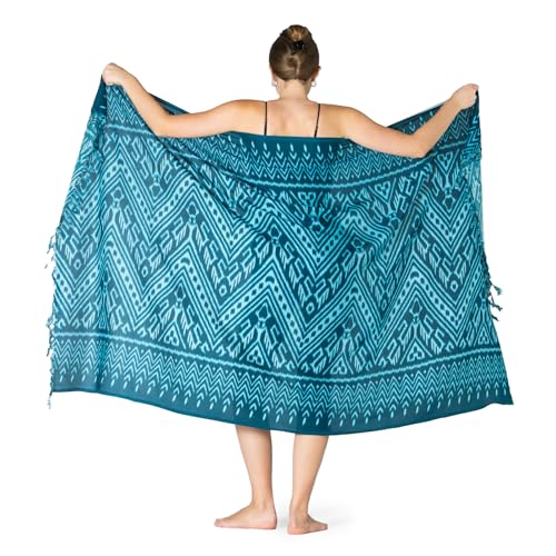 PANASIAM Sarong KIOWA, petrol, L von PANASIAM