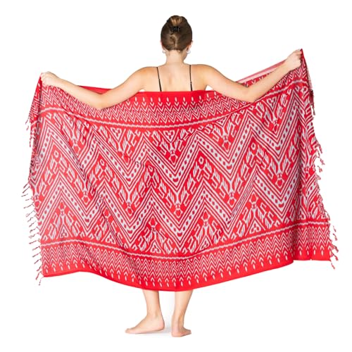 PANASIAM Sarong KIOWA, red, XL von PANASIAM