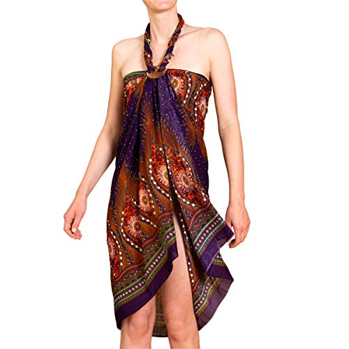 PANASIAM Sarong Peacock V14, 165x113cm von PANASIAM